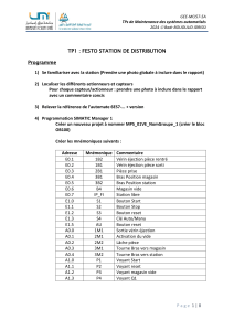 TP Maintenance Systèmes Automatisés FESTO & SCHNEIDER