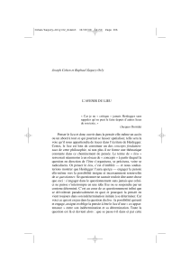 Heidegger et le lieu : avenir de la pensée philosophique