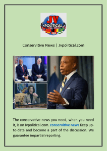 Conservative News | Jvpolitical.com