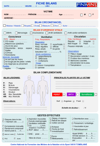 Fiche de bilan