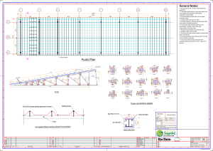 Purlin & Truss Design: Structural Steel Engineering Drawing