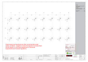 Structural Design: Dining Foundations - Grade Beams