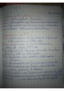 Optimization Techniques Course Notes