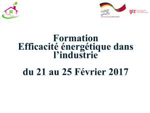 Efficacité énergétique dans l'industrie : Formation chaudières