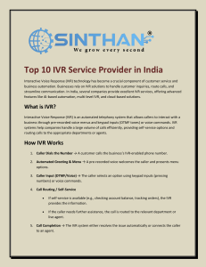 Top 10 IVR Service Providers in India