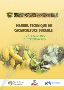 Manuel Technique Cacaoculture Durable
