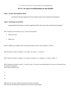 Croissance &eacute;conomique : exercices de SES (lyc&eacute;e)