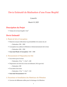 Presupuesto Construcci&oacute;n Fosa Biophil