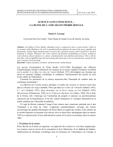 Science sans conscience : La ruine de l'&acirc;me selon Boulle