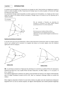 &Eacute;nergie et circulation Terre-Atmosph&egrave;re : Analyse scientifique