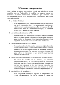 Composants &Eacute;lectriques Machine &agrave; Peindre Automatique