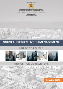 Réglementation d'Urbanisme - Maroc