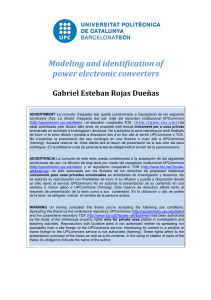 Power Electronic Converter Modeling & Identification Thesis