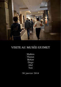 Visite au Musée Guimet : Projet Artistique ULIS