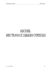 TD1 MECANIQUE DES FLUIDES