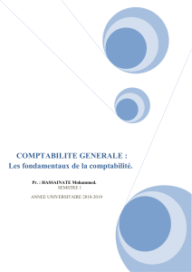 Comptabilité Générale : Les Fondamentaux (Cours)