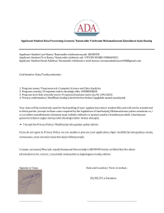 Namizəd Məlumatlarının İşlənməsi Razılığı - Azərbaycan Proqramı