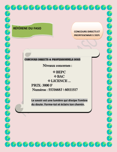 Examen Blanc Histoire-G&eacute;ographie Concours 2025