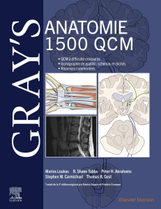 Gray's Anatomie - 1500 QCM: Questions d'Anatomie