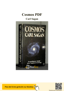 Cosmos de Carl Sagan : R&eacute;sum&eacute; du livre