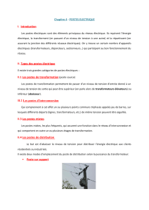 Postes électriques : Types, éléments et fonctions