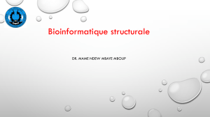 Bioinformatique structurale : Introduction