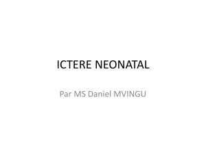 Ictère Néonatal : Diagnostic et Prise en Charge