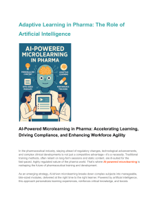 AI Microlearning in Pharma: Compliance & Agility