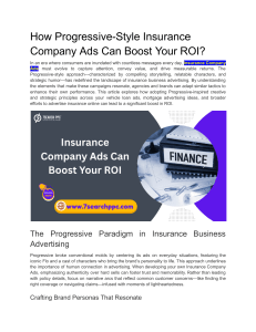 Boost Insurance ROI with Progressive-Style Ads