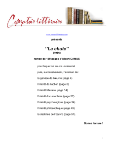 La Chute: Analyse Littéraire d'Albert Camus