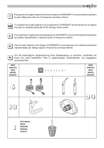 EURODENT Dentalgeräte Wartungshandbuch