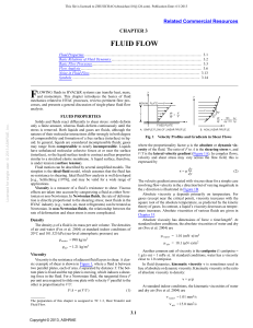 Fluid Flow Basics: HVAC&R Systems Chapter