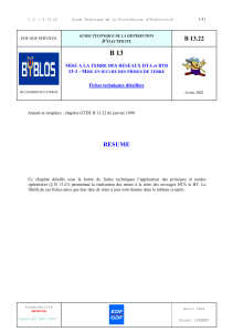 Guide Technique Mise à la Terre Réseaux HTA/BT