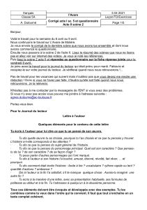 L'Avare : Exercices et corrigé (Acte I et II)