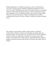 Shakespeare & Internet: Essay Analysis