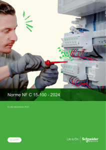 Guide NF C 15-100 - 2024 : Installations électriques basse tension
