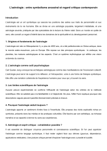 Astrologie : Symbolisme, Critique et Compr&eacute;hension