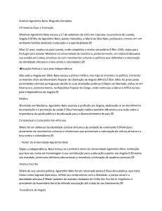 António Agostinho Neto: Uma Biografia Completa