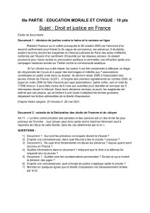 Droit et justice en France : Étude de cas
