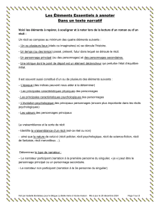 Analyser un texte narratif: Guide d'annotation