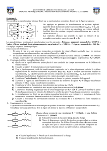 Exercices Machines Électriques: Transformateurs et Moteurs
