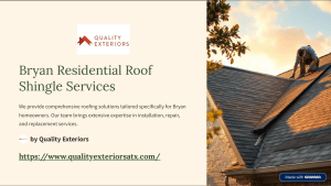 Bryan Roofing: Shingle Services by Quality Exteriors