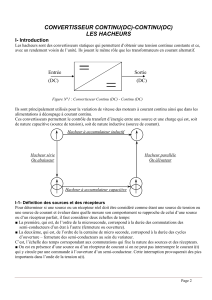 Hacheurs DC-DC : Cours sur les Convertisseurs Continu-Continu