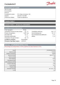Fiche technique OP-MPSM026CSP00G R134a