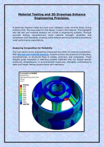 Material Testing & 3D CAD: Engineering Precision