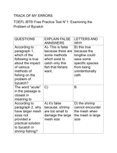 TOEFL Practice Test: Bycatch & Dinosaur Extinction