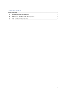 Pouvoir Statistique: Définition et Rôle dans le Développement