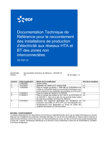 Raccordement des installations de production aux réseaux HTA/BT (ZNI)