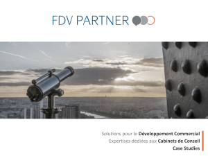 Études de cas FDV Partner : Développement Commercial Cabinets Conseil