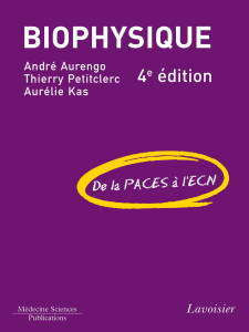 Biophysique : PACES à ECN - Manuel pour étudiants en médecine